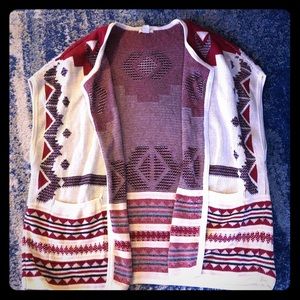 Open tank sweater